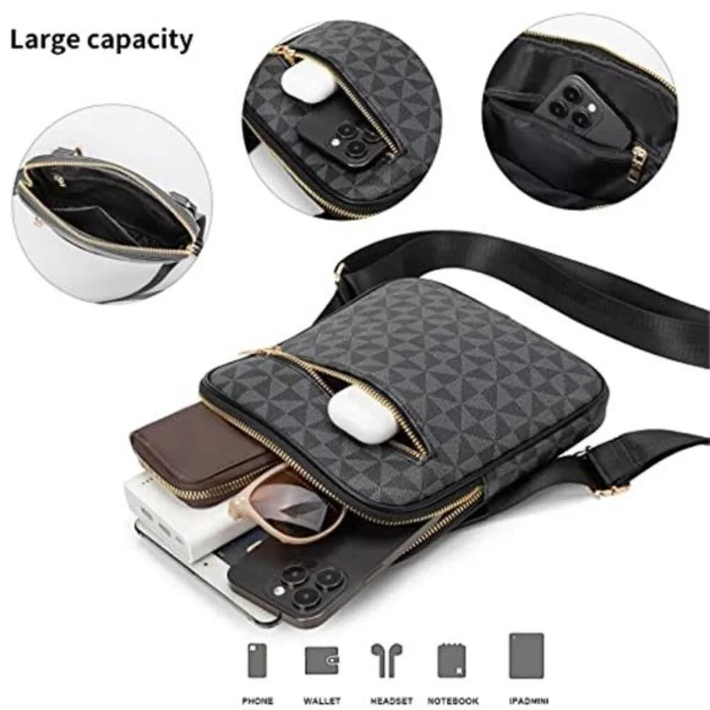 Crossbody Bag for Men's commuter shoulder bag Travel bag Work Business